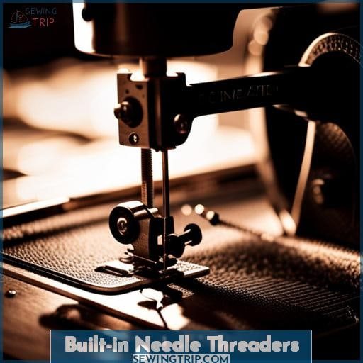 Built-in Needle Threaders