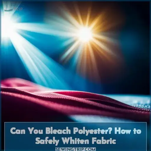 can you bleach polyester how to