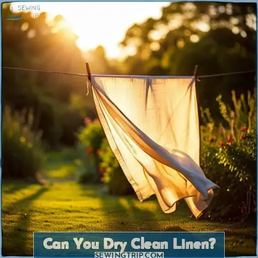 Can You Dry Clean Linen