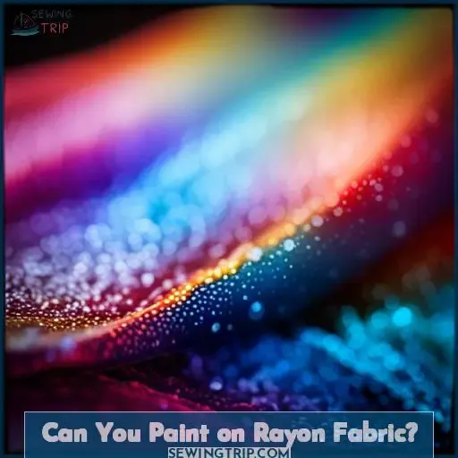 Can You Paint on Rayon Fabric