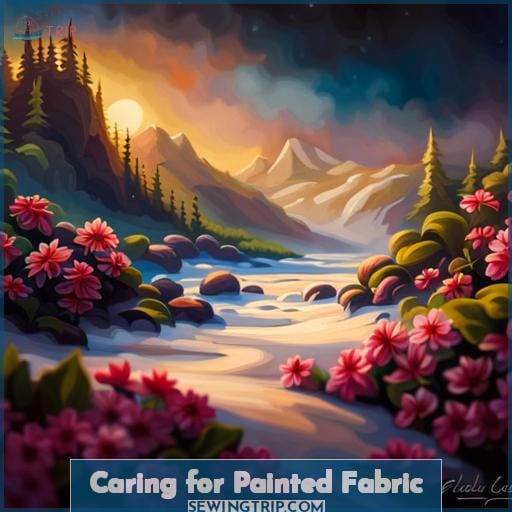 Caring for Painted Fabric