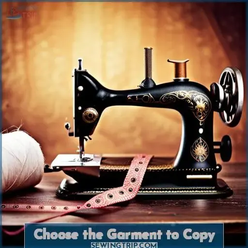 Choose the Garment to Copy