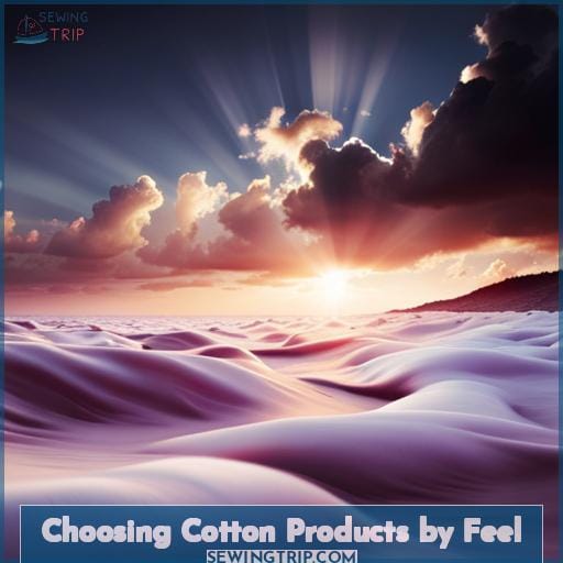 Choosing Cotton Products by Feel