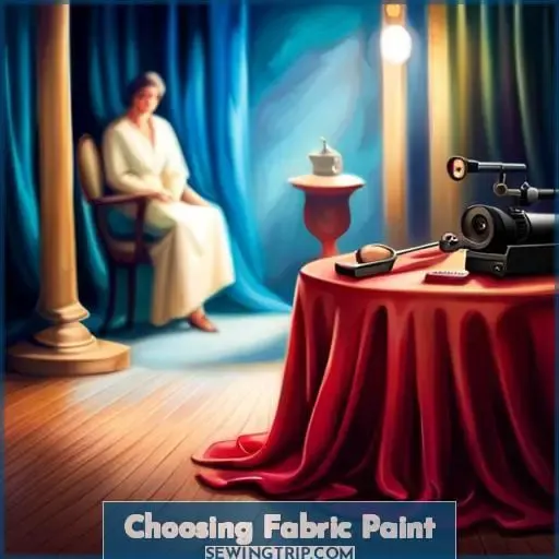 Choosing Fabric Paint