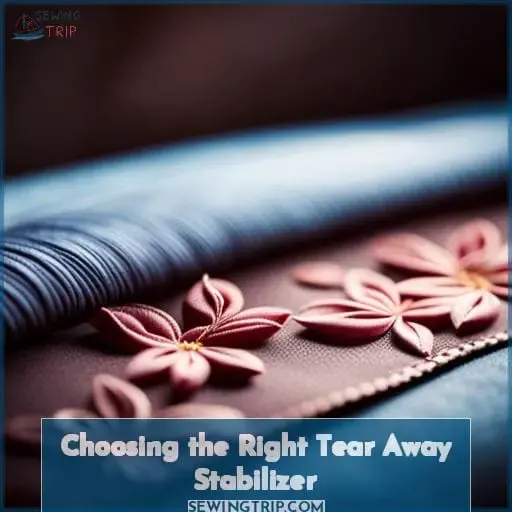 Choosing the Right Tear Away Stabilizer