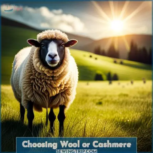 Choosing Wool or Cashmere