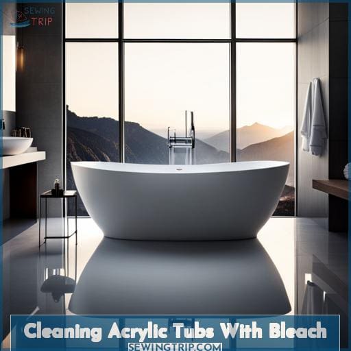 Cleaning Acrylic Tubs With Bleach