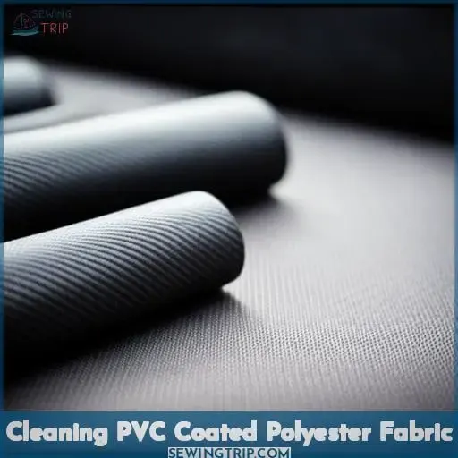 Cleaning PVC Coated Polyester Fabric
