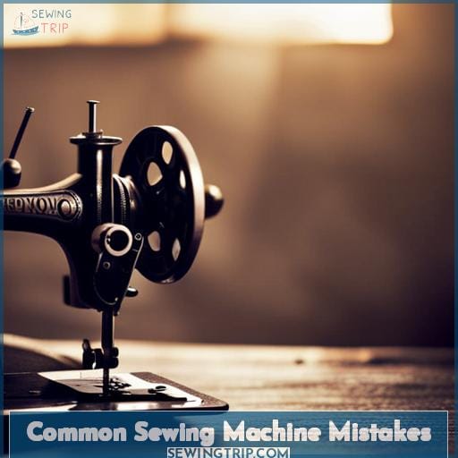 Common Sewing Machine Mistakes
