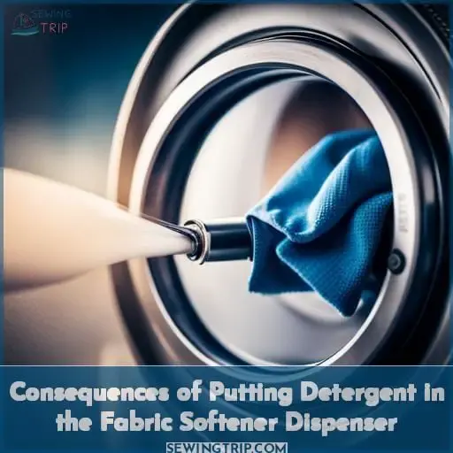 Consequences of Putting Detergent in the Fabric Softener Dispenser