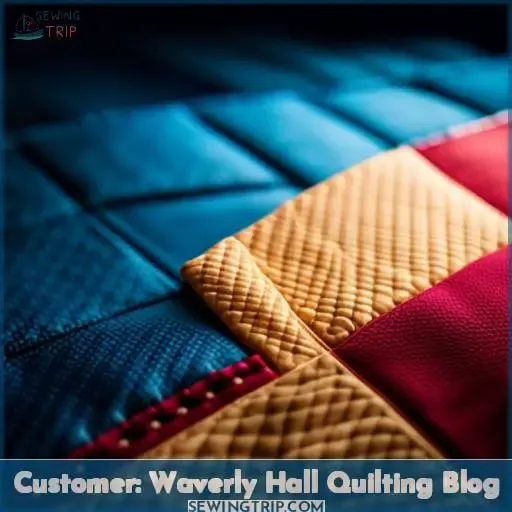 Customer: Waverly Hall Quilting Blog