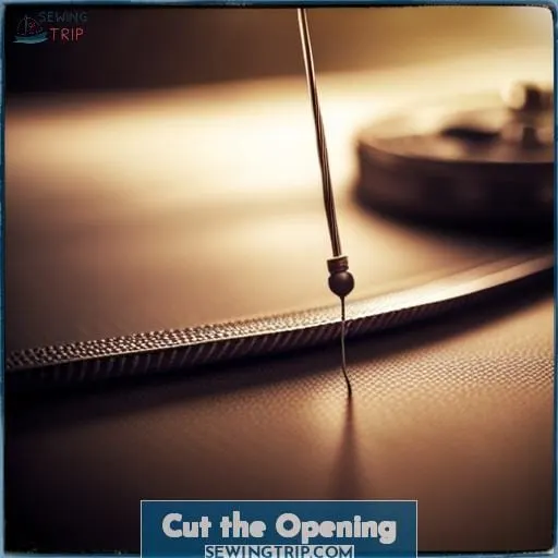 Cut the Opening