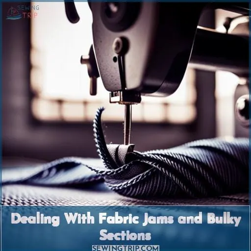 Dealing With Fabric Jams and Bulky Sections