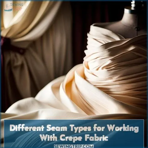 Different Seam Types for Working With Crepe Fabric