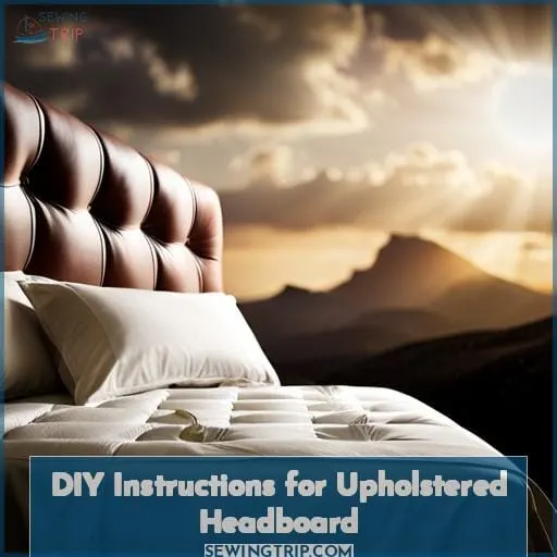 DIY Instructions for Upholstered Headboard