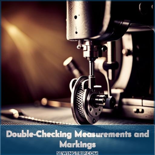 Double-Checking Measurements and Markings