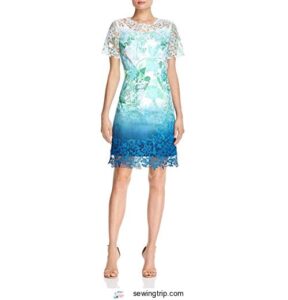 10 Transparent Fabric Types: Names, Uses & Sewing Tips 3 Elie Tahari Women's Organdy Dress, B01N9DMYJ8
