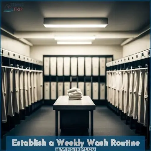 Establish a Weekly Wash Routine