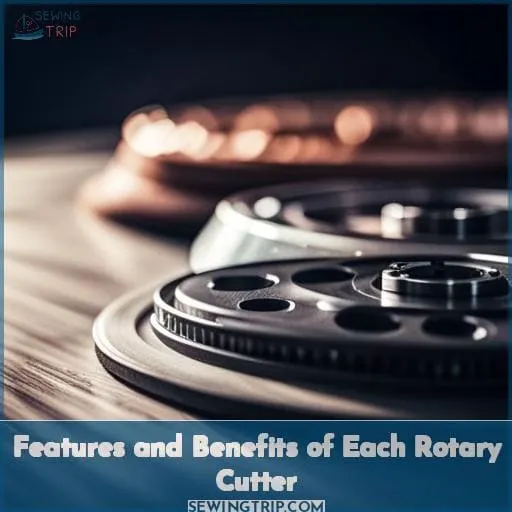 Features and Benefits of Each Rotary Cutter