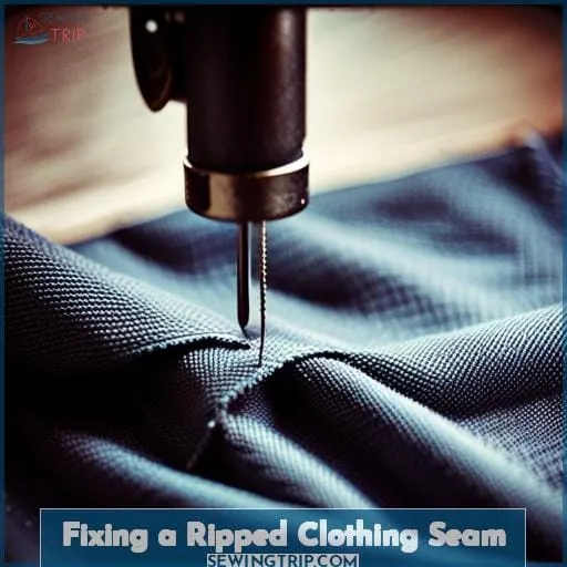 Fixing a Ripped Clothing Seam