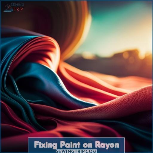 Fixing Paint on Rayon