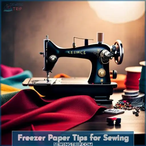Freezer Paper Tips for Sewing