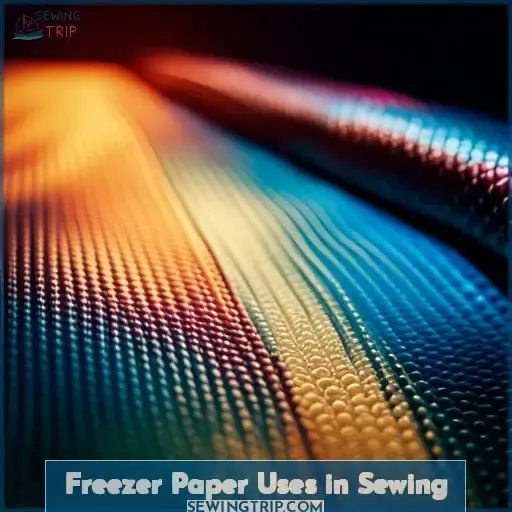 Freezer Paper Uses in Sewing