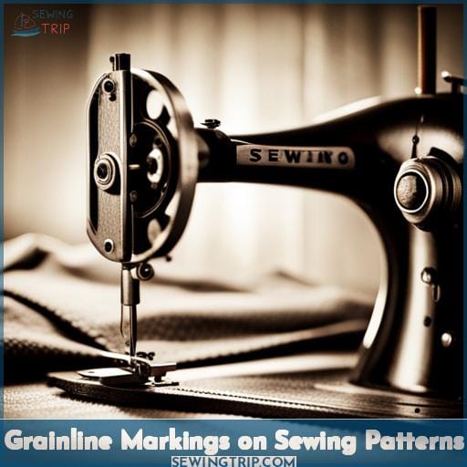 Grainline Markings on Sewing Patterns