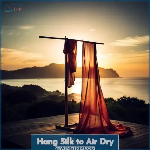 Hang Silk to Air Dry