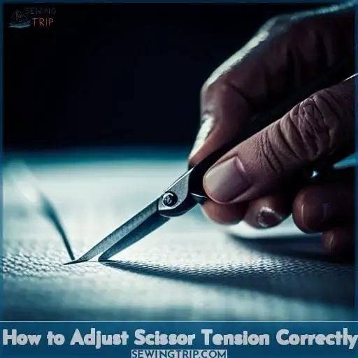 how tight should scissors be explained
