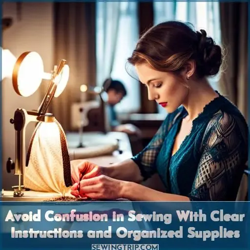 how to avoid confusion in sewing