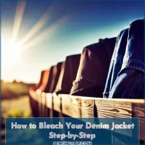 how to bleach denim jacket