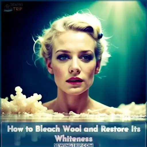 how to bleach wool