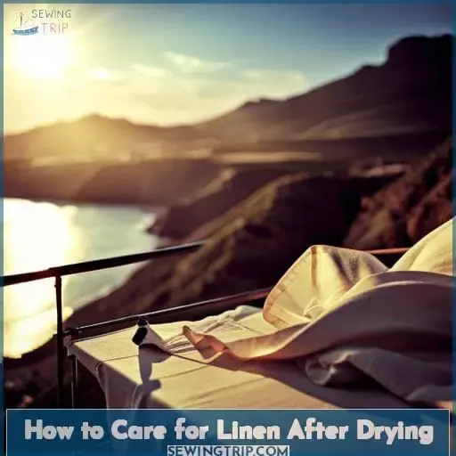 How to Care for Linen After Drying