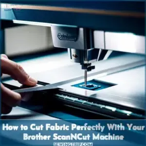 how to cut fabric with a brother scanncut