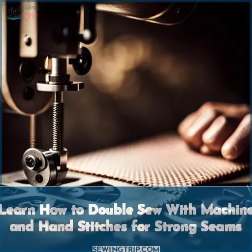 how to double sew