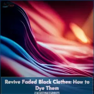 how to dye black clothes