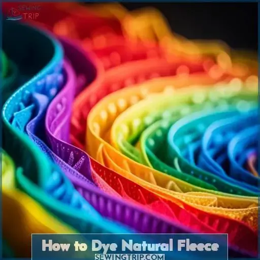 How to Dye Natural Fleece