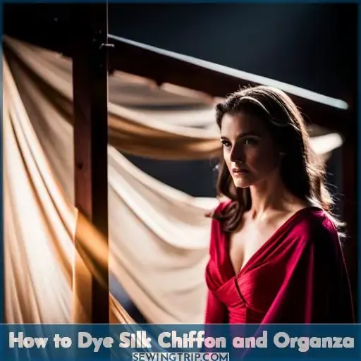 How to Dye Silk Chiffon and Organza