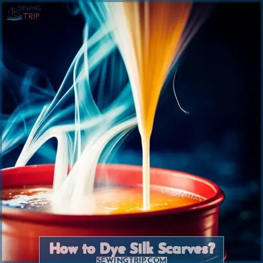 How to Dye Silk Scarves