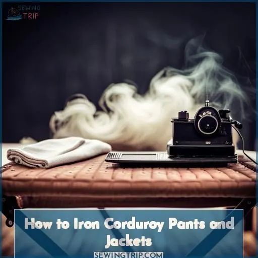 How to Iron Corduroy Pants and Jackets