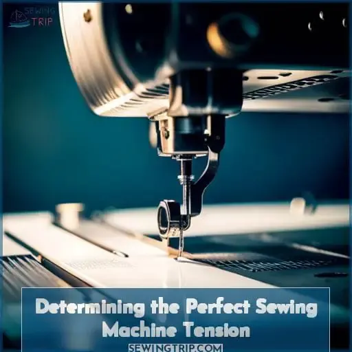 how to know what tension to use when sewing