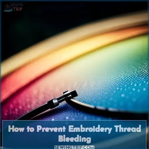 How to Prevent Embroidery Thread Bleeding