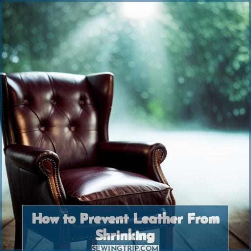 How to Prevent Leather From Shrinking