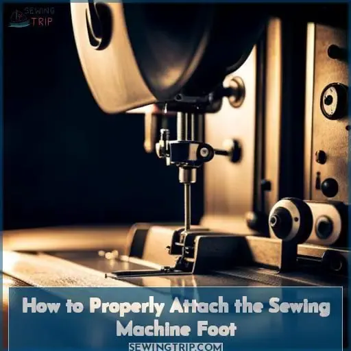 How to Properly Attach the Sewing Machine Foot