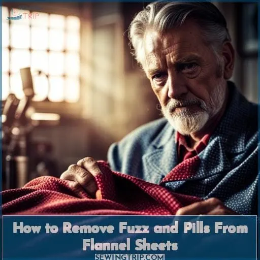 How to Remove Fuzz and Pills From Flannel Sheets