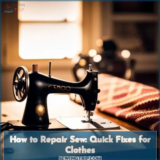 how to repair sew