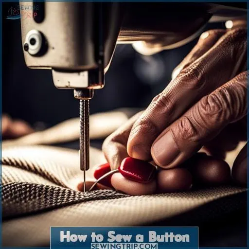 How to Sew a Button