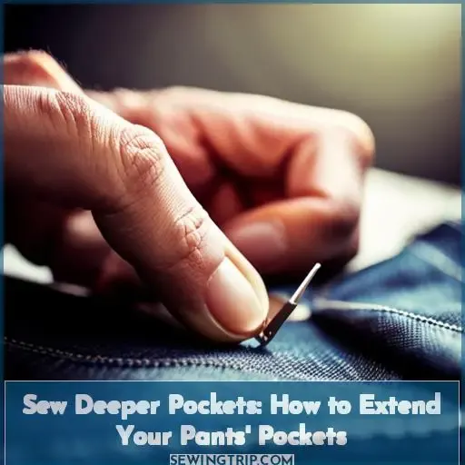 how to sew deeper pockets