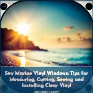 how to sew marine clear vinyl windows